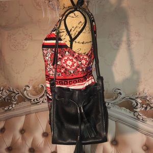 Fossil Bags - Fossil black drawstring Shoulder Bag Fossil Bags - Fossil black drawstring Shoulder Bag